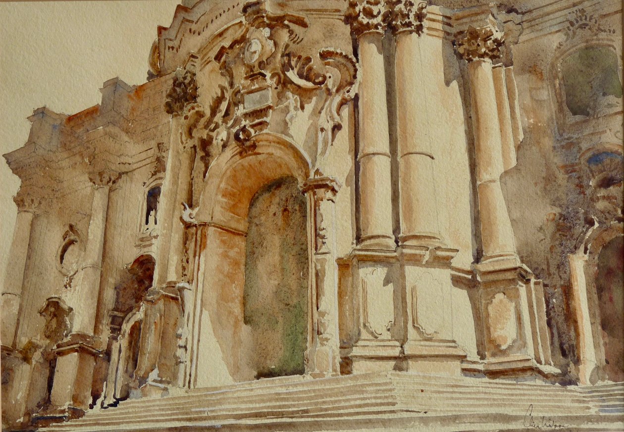 568 Cienie na godzinie 10, S. Giorgio, Modica autorstwa Wilson Clive