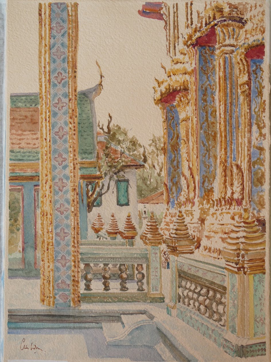 869 Wat Ratchabophit, Bangkok autorstwa Wilson Clive
