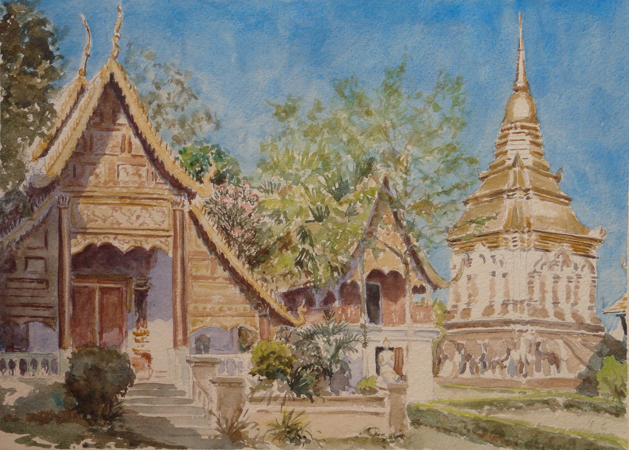 878 zegarek i Ang man, Chiang Mai autorstwa Wilson Clive