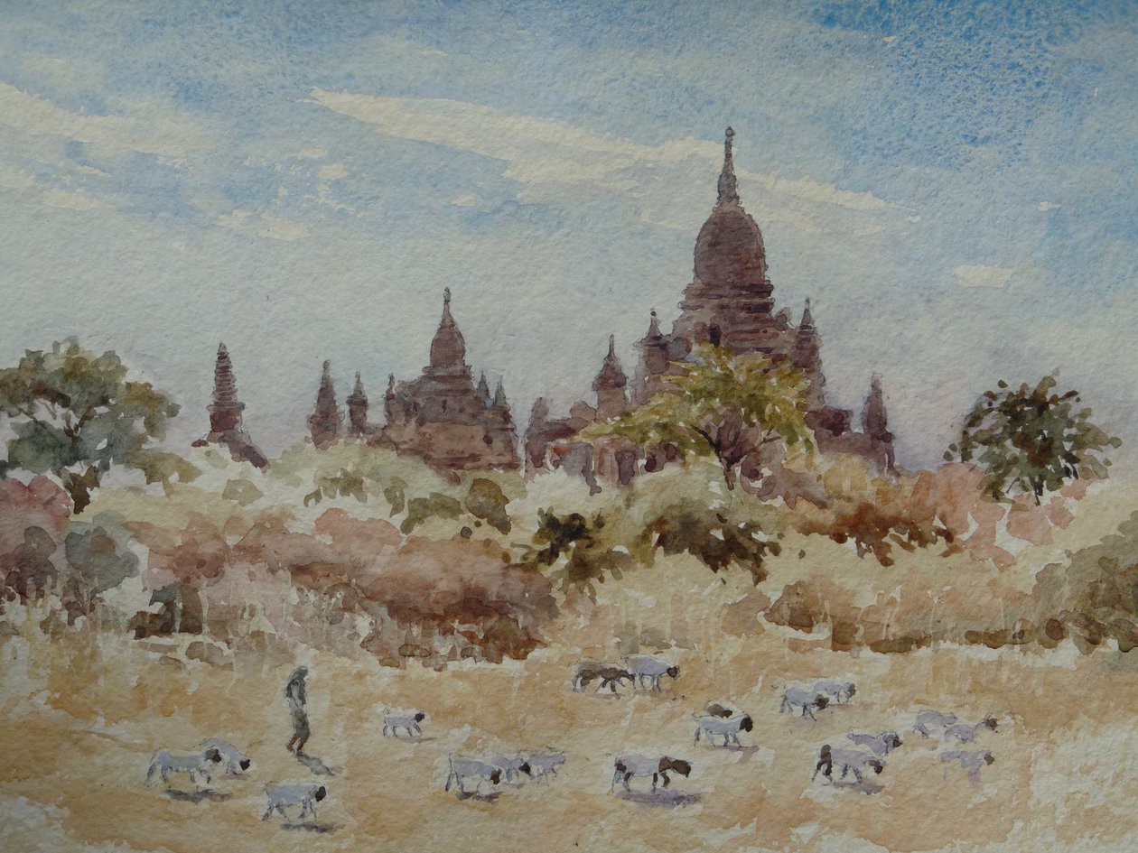 897 Thein Ma Zi z Penathagu, Bagan autorstwa Wilson Clive