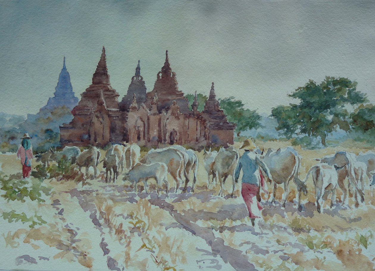 928 Bagan, wypas do domu autorstwa Wilson Clive