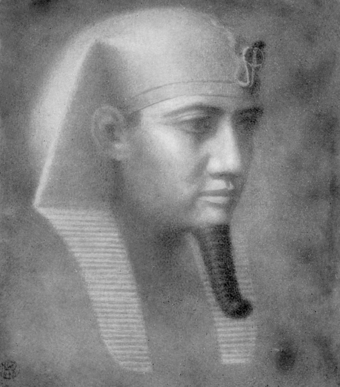 Khafre, starożytny egipski faraon z IV dynastii, 26-XV wiek pne 1926 autorstwa Winifred Mabel Brunton
