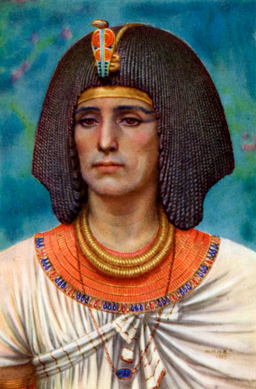 Sety I, starożytny egipski faraon z XIX dynastii, XIII wiek pne 1926. autorstwa Winifred Mabel Brunton