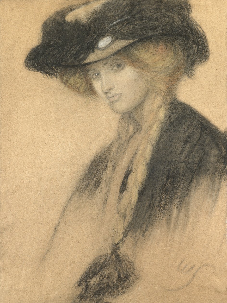 Gertruda - Studium autorstwa Winifred Sandys