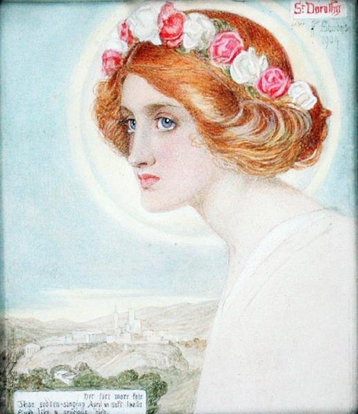 Św. Dorota autorstwa Winifred Sandys