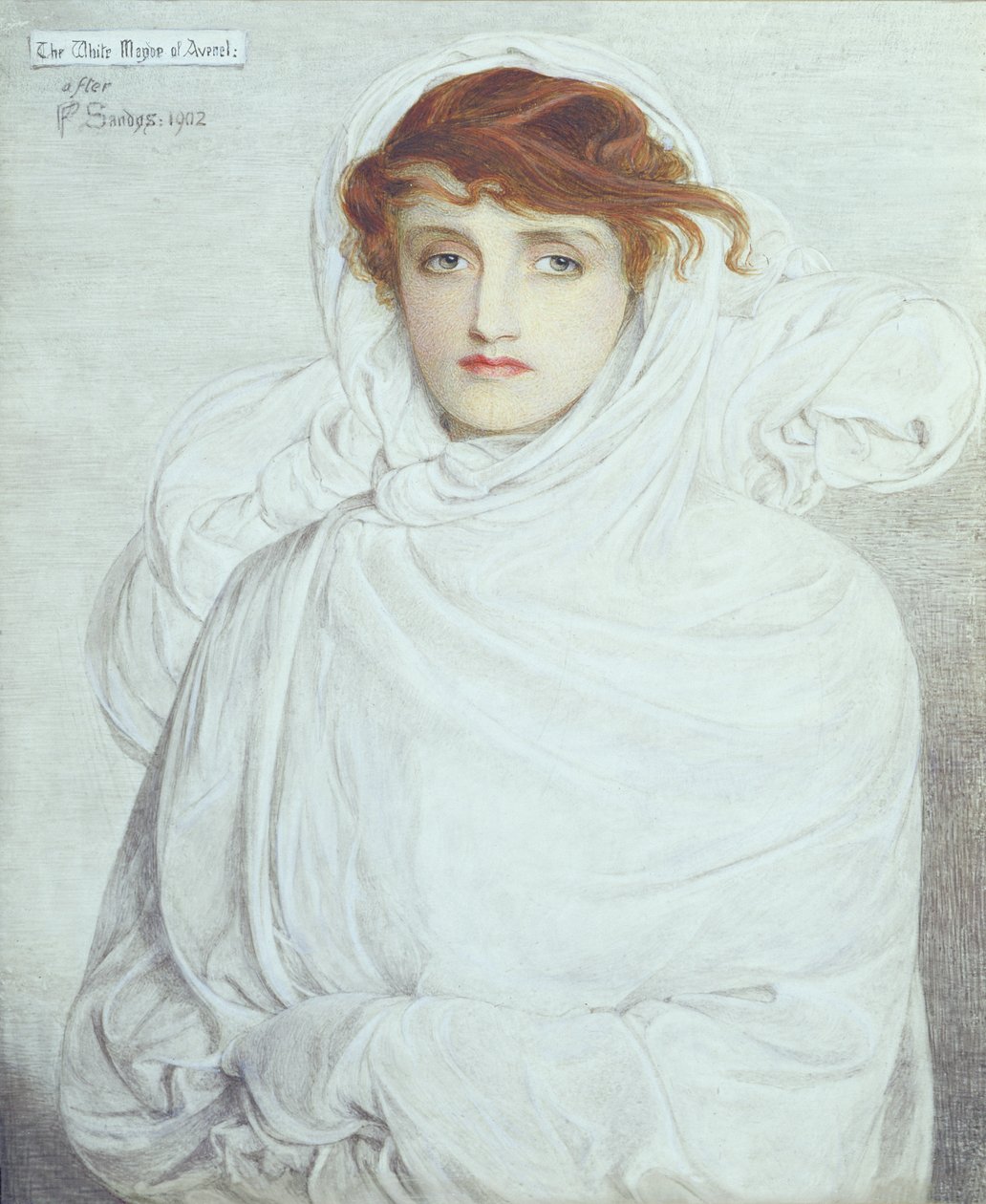 Biała Majda z Avenel autorstwa Winifred Sandys