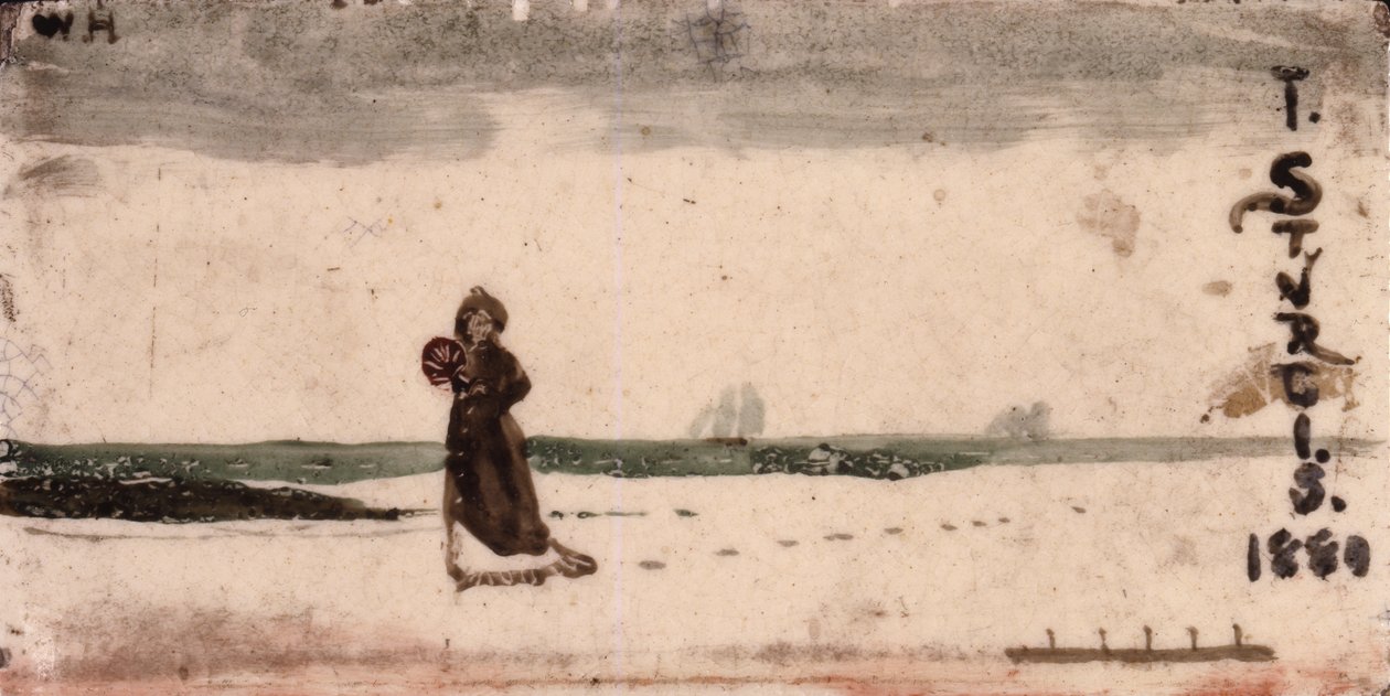 Scena na plaży, 1880 autorstwa Winslow Homer