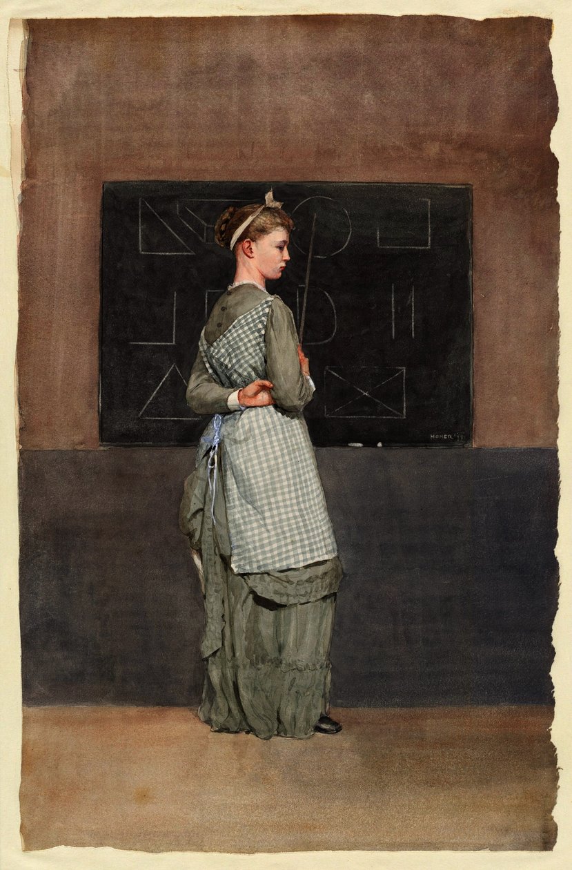 Tablica szkolna autorstwa Winslow Homer
