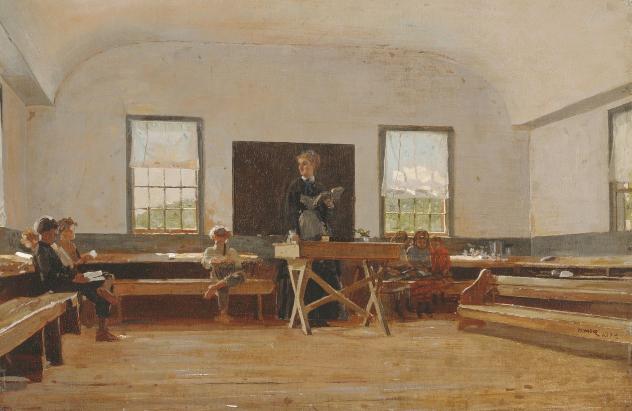 Szkoła wiejska, 1873 autorstwa Winslow Homer
