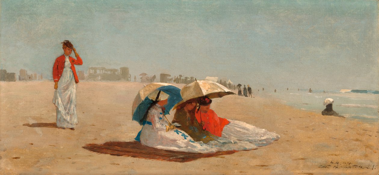 East Hampton Beach, Long Island autorstwa Winslow Homer