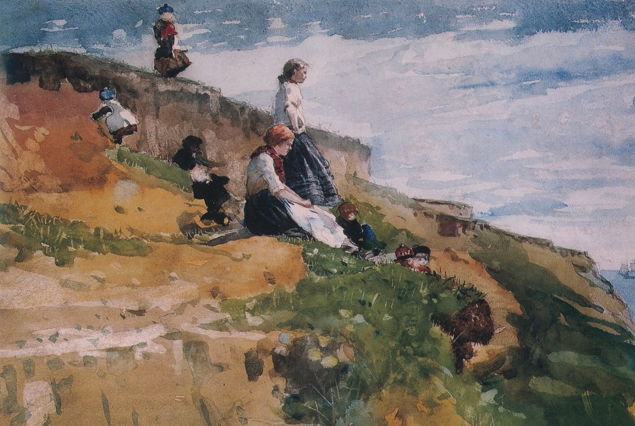 Na klifie autorstwa Winslow Homer