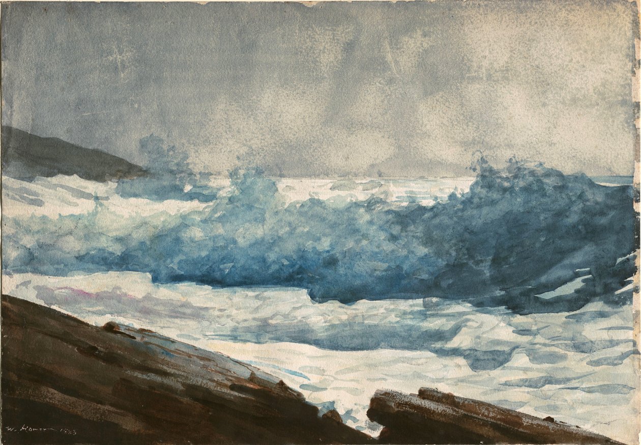 Prouts Neck, Breakers autorstwa Winslow Homer