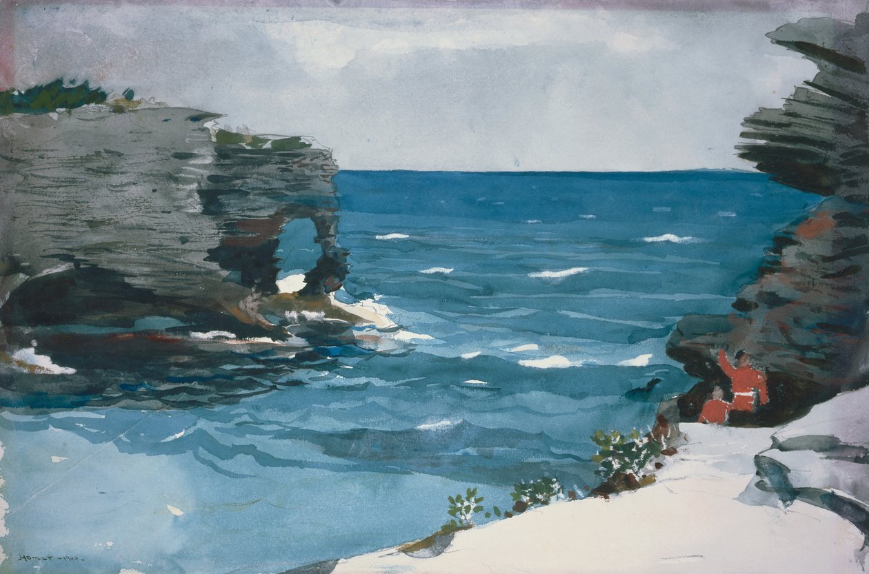 Skalisty Brzeg, Bermudy autorstwa Winslow Homer