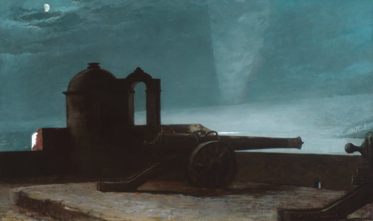 Reflektor na wejściu do portu, Santiago de Cuba, 1901 autorstwa Winslow Homer