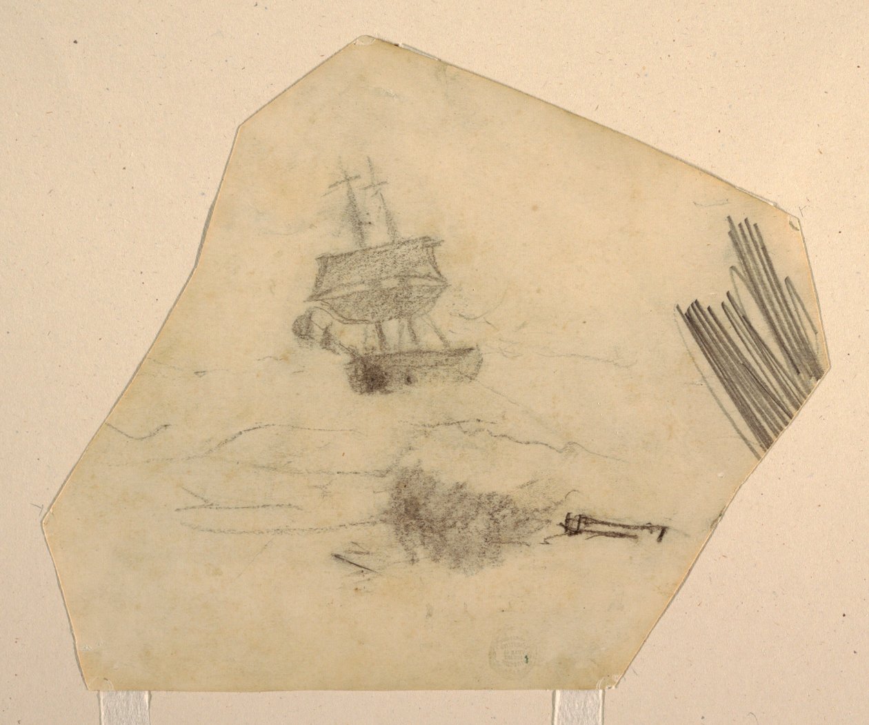 Square Rigger na wzburzonym morzu autorstwa Winslow Homer