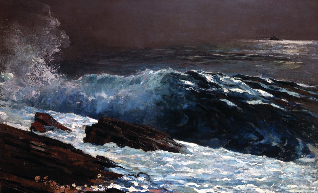 Światło słoneczne na wybrzeżu autorstwa Winslow Homer