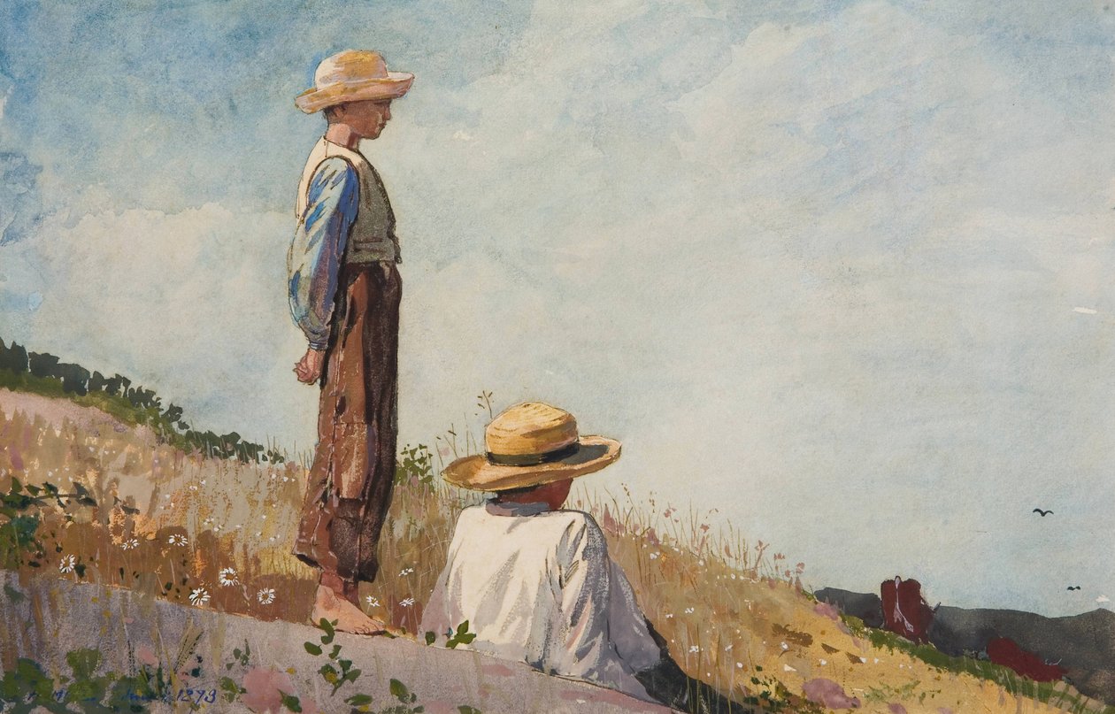 Niebieski chłopiec autorstwa Winslow Homer