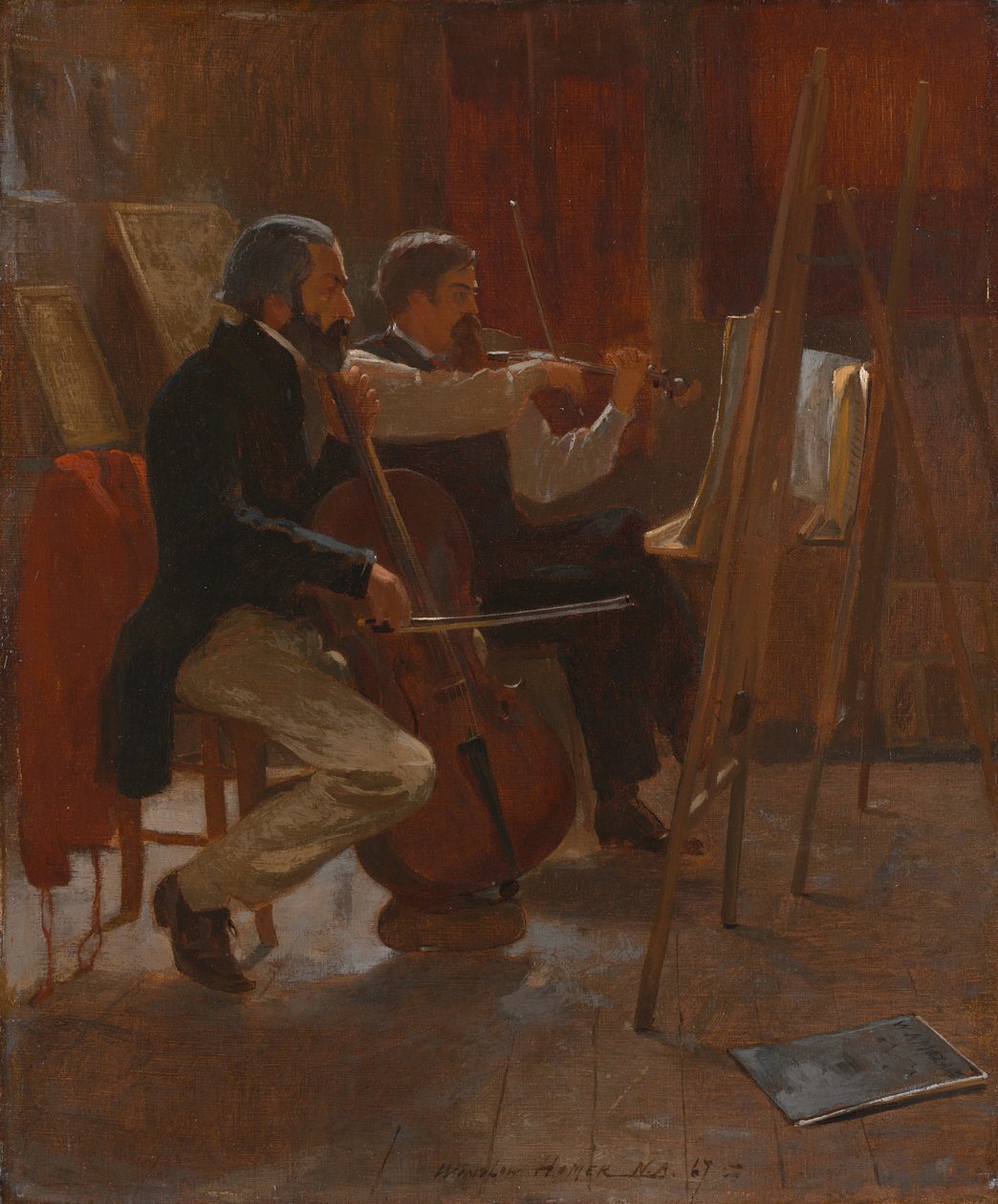 Studio, 1867 autorstwa Winslow Homer