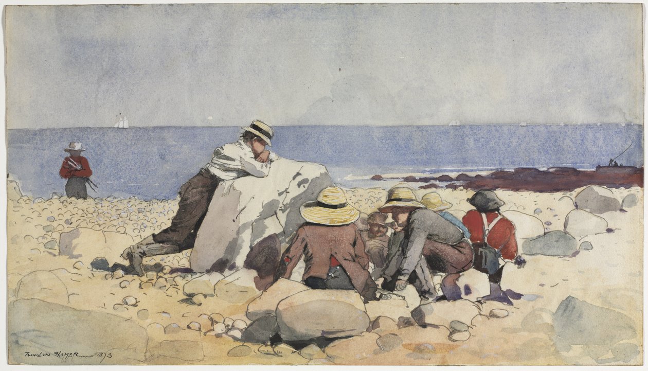 Piknik z małżami autorstwa Winslow Homer