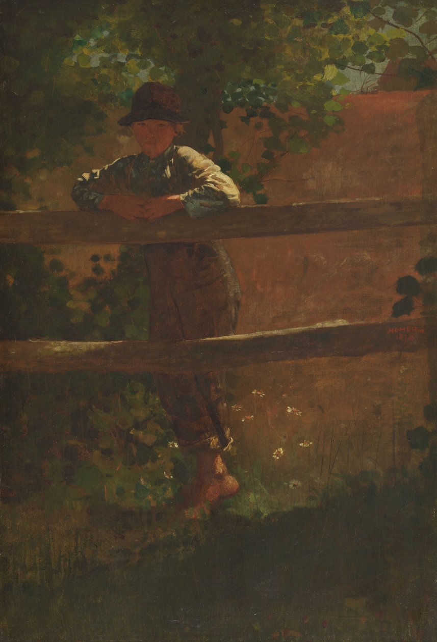 Wiejski chłopak autorstwa Winslow Homer