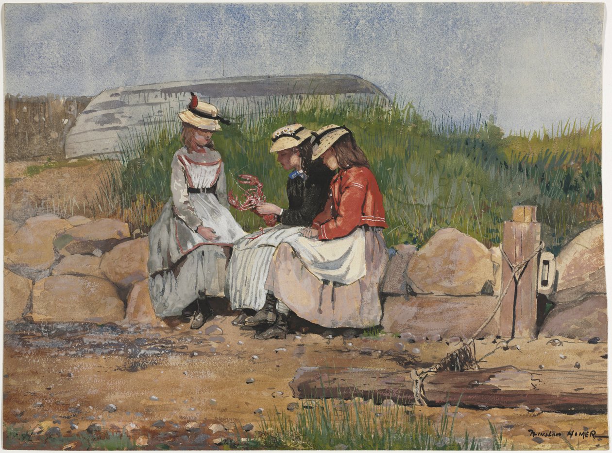 Córka rybaka autorstwa Winslow Homer