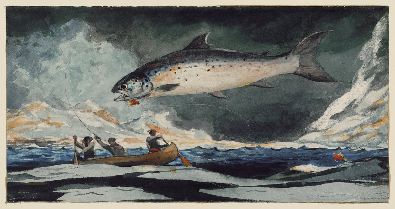 Ładny basen, rzeka Saguenay autorstwa Winslow Homer