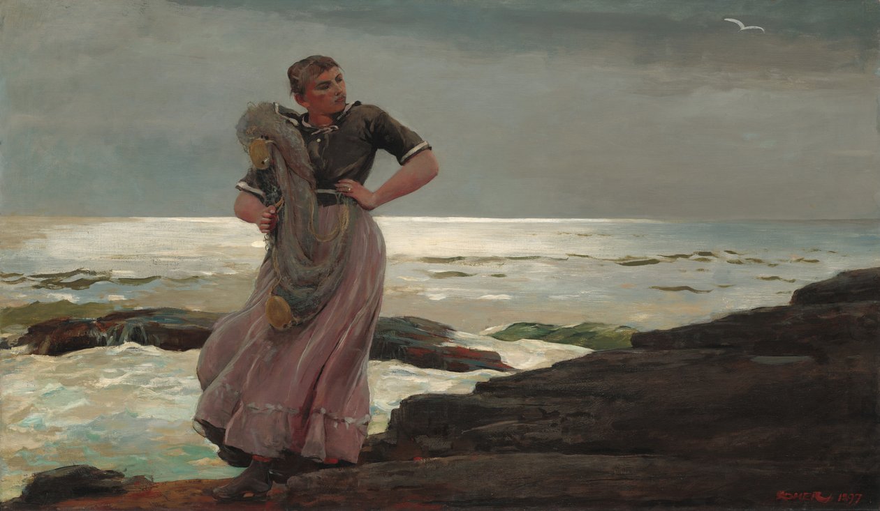 Światło na morzu autorstwa Winslow Homer