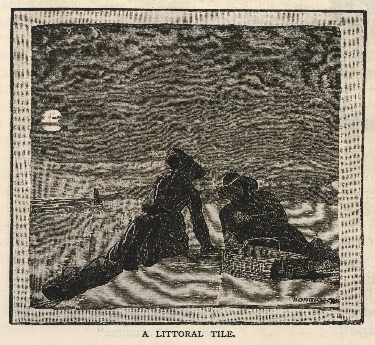 Płytka Littoral, z Scribner