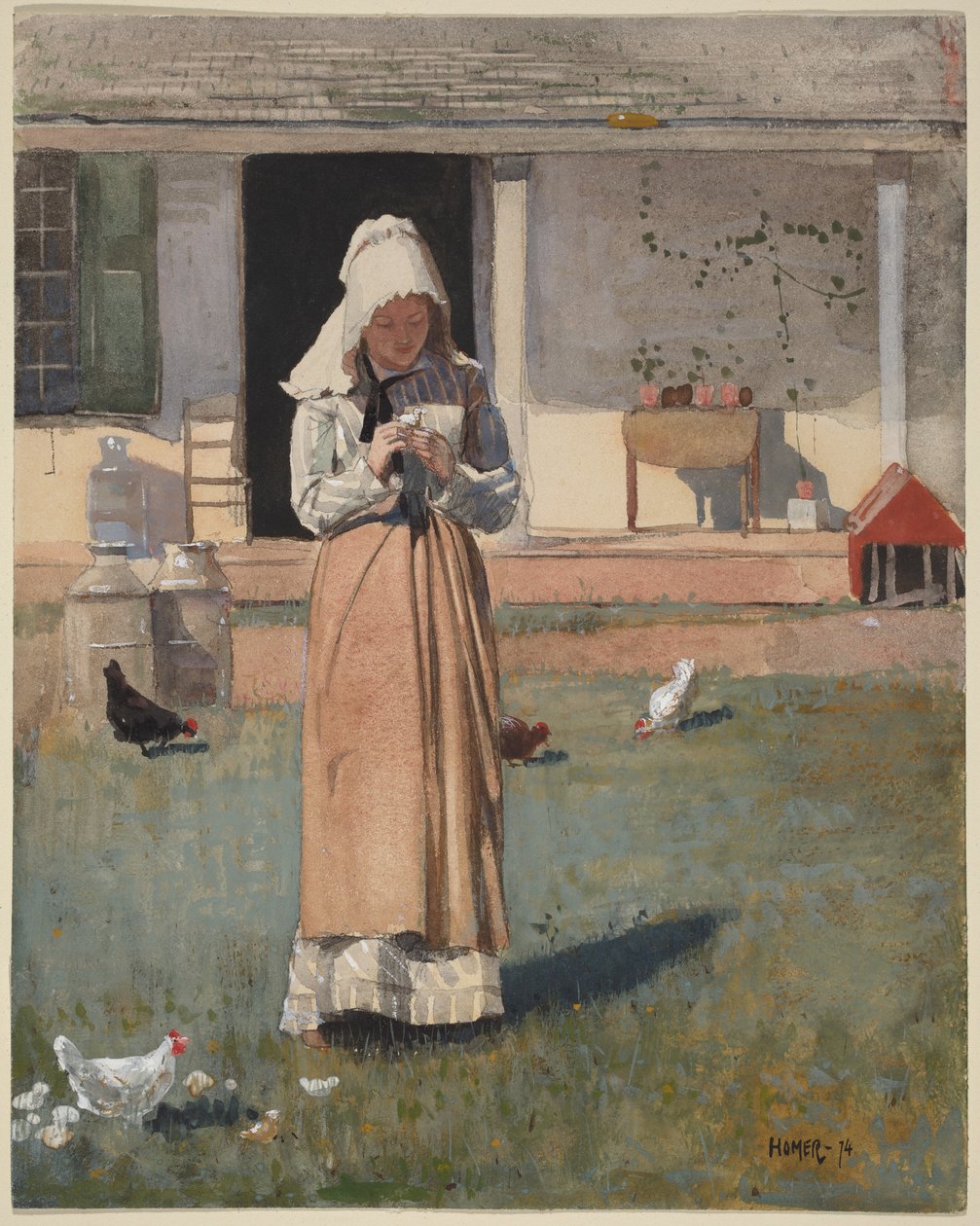 Chora kura autorstwa Winslow Homer