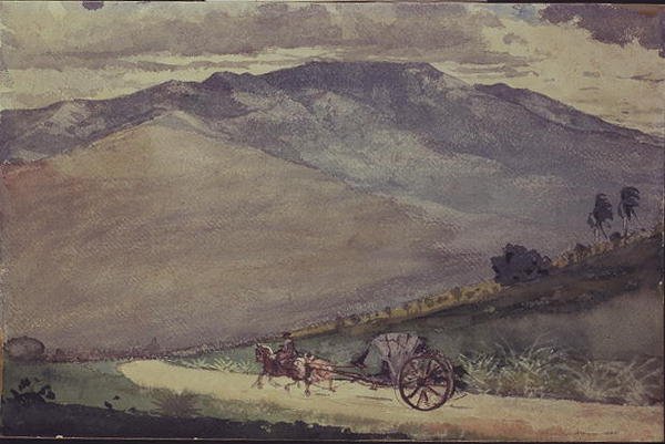Volante na górskiej drodze, Kuba autorstwa Winslow Homer