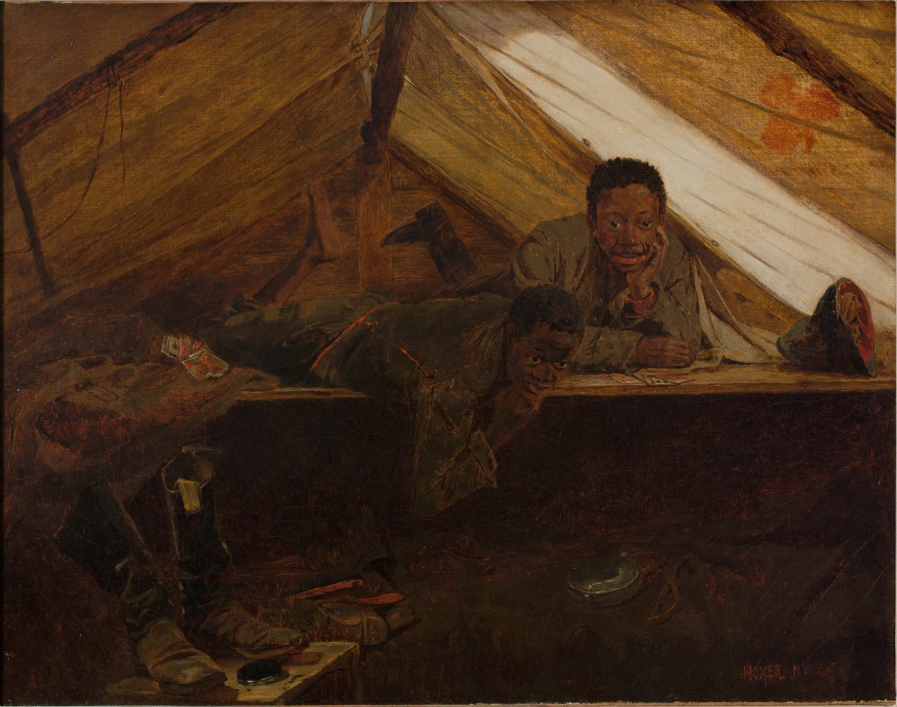 Buty wojskowe autorstwa Winslow Homer