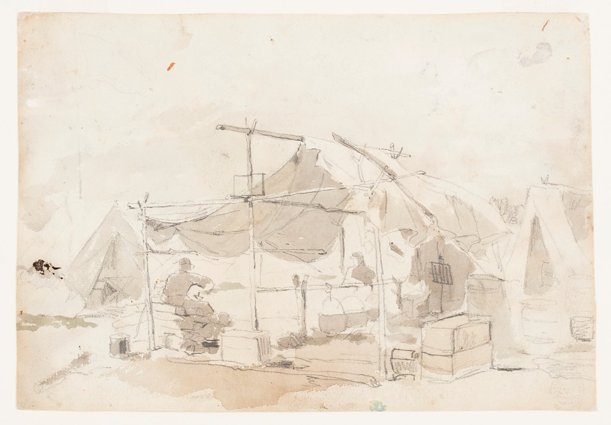 Namiot kucharza wojskowego autorstwa Winslow Homer