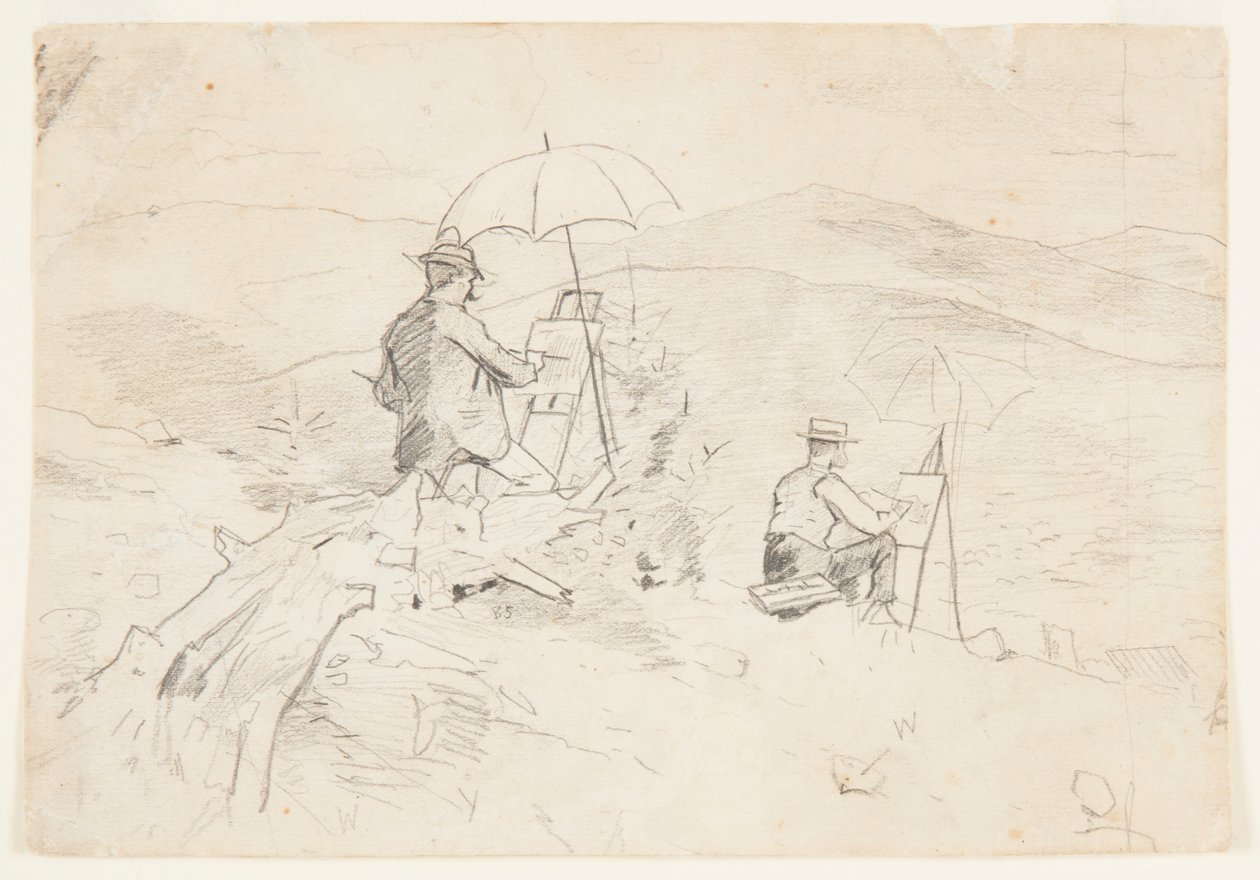Artyści szkicujący w Białych Górach autorstwa Winslow Homer