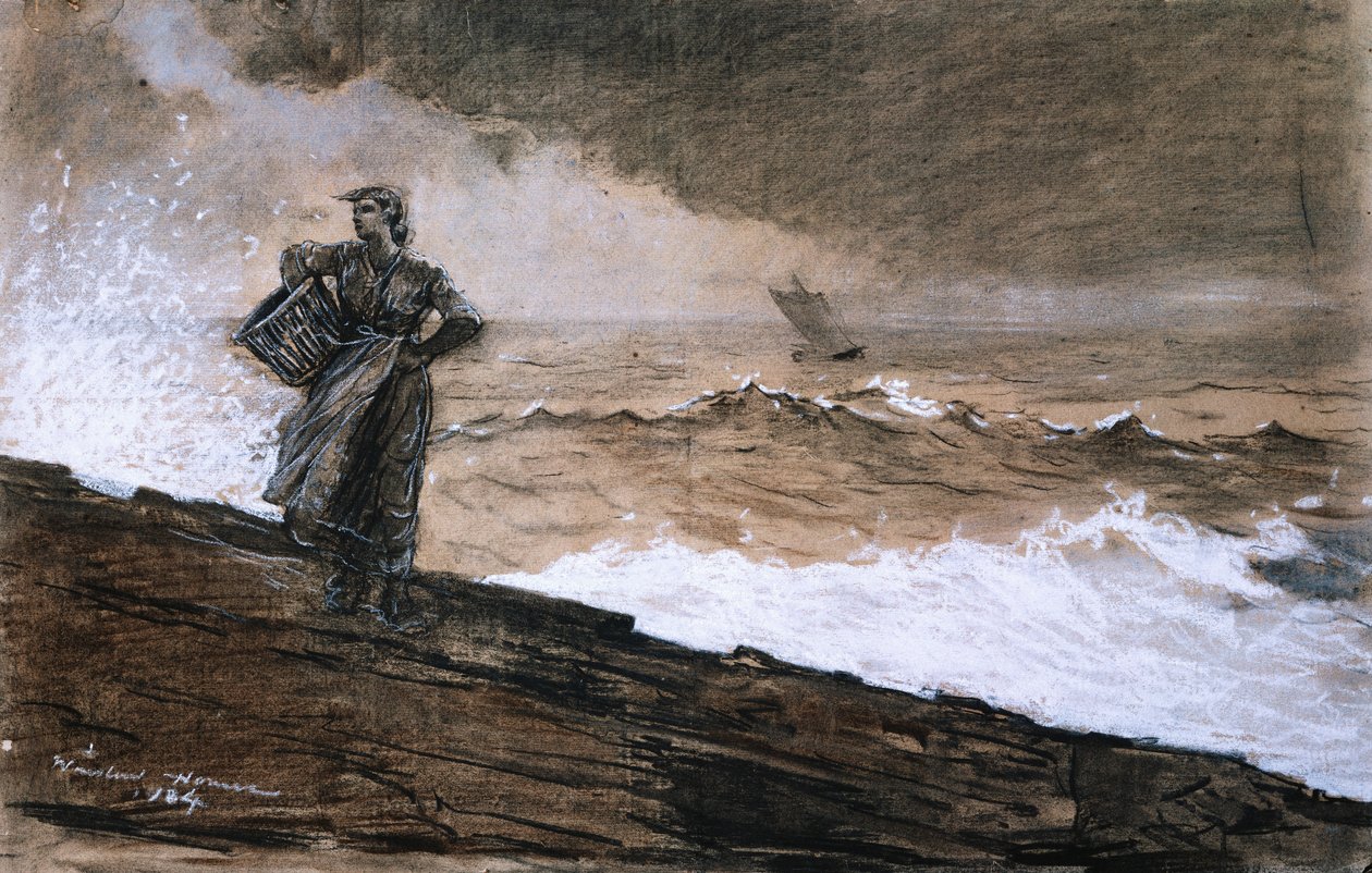 Na pełnym morzu, 1884 autorstwa Winslow Homer