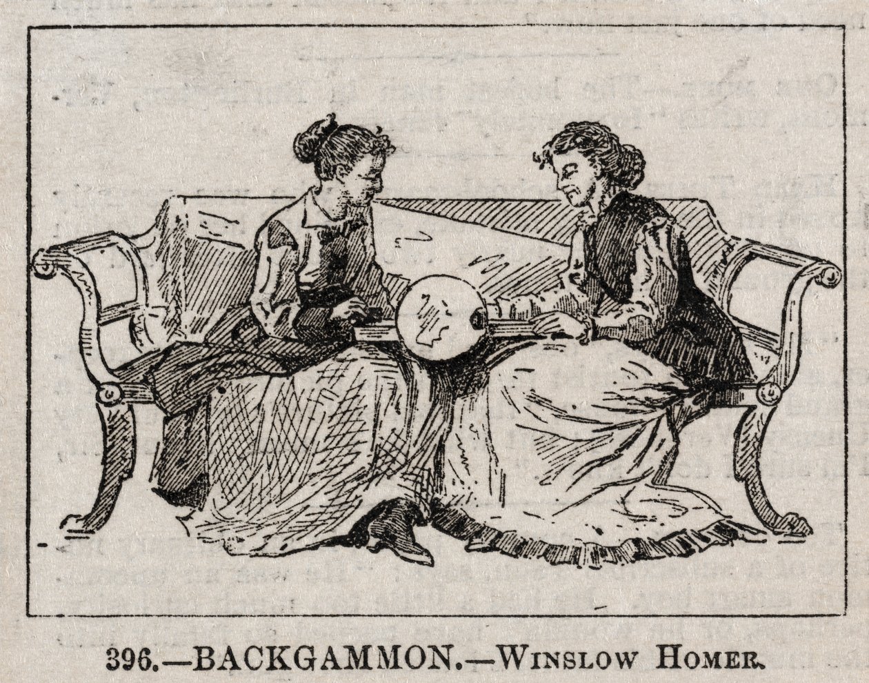Backgammon autorstwa Winslow Homer