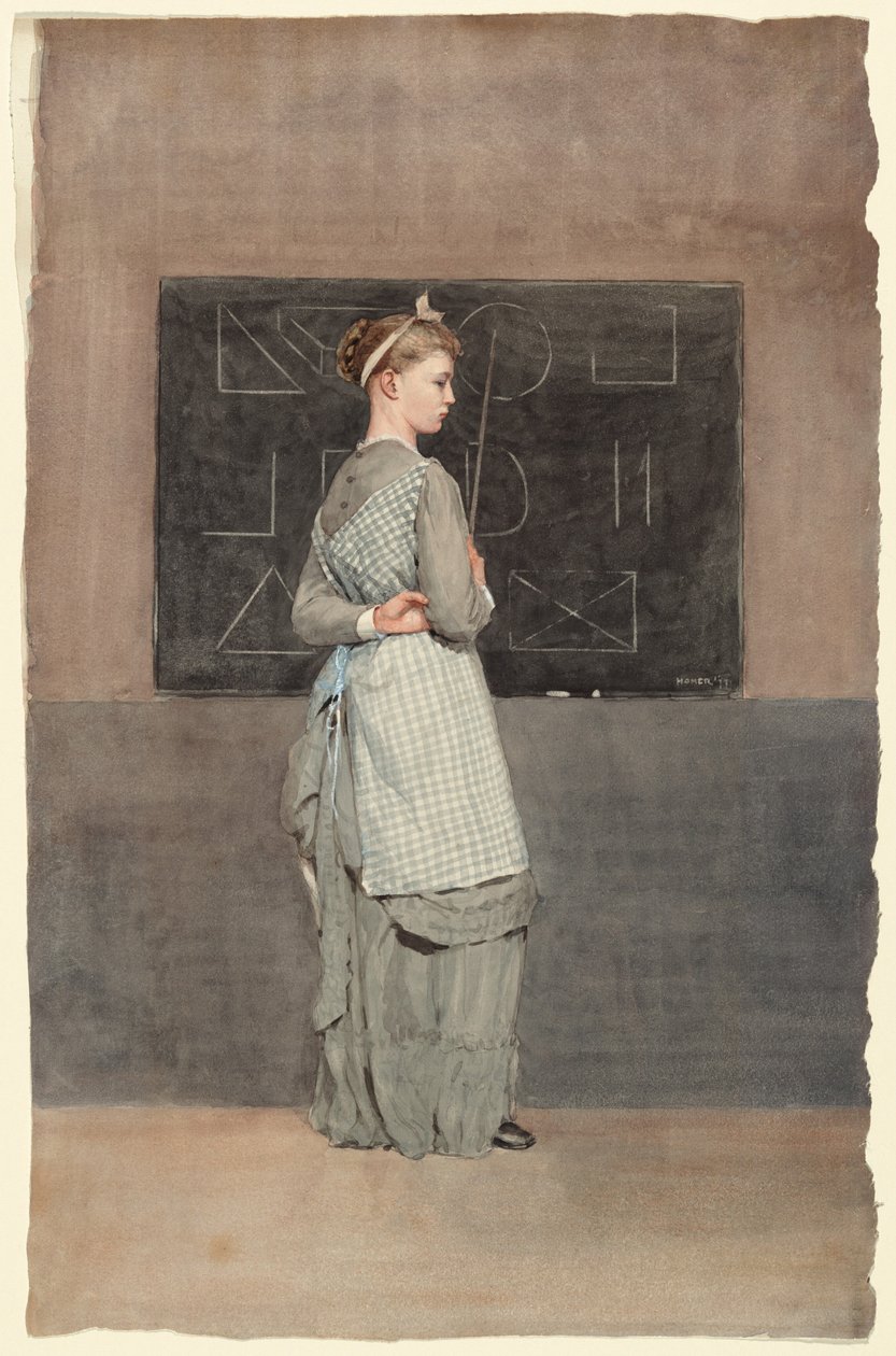 Tablica szkolna autorstwa Winslow Homer