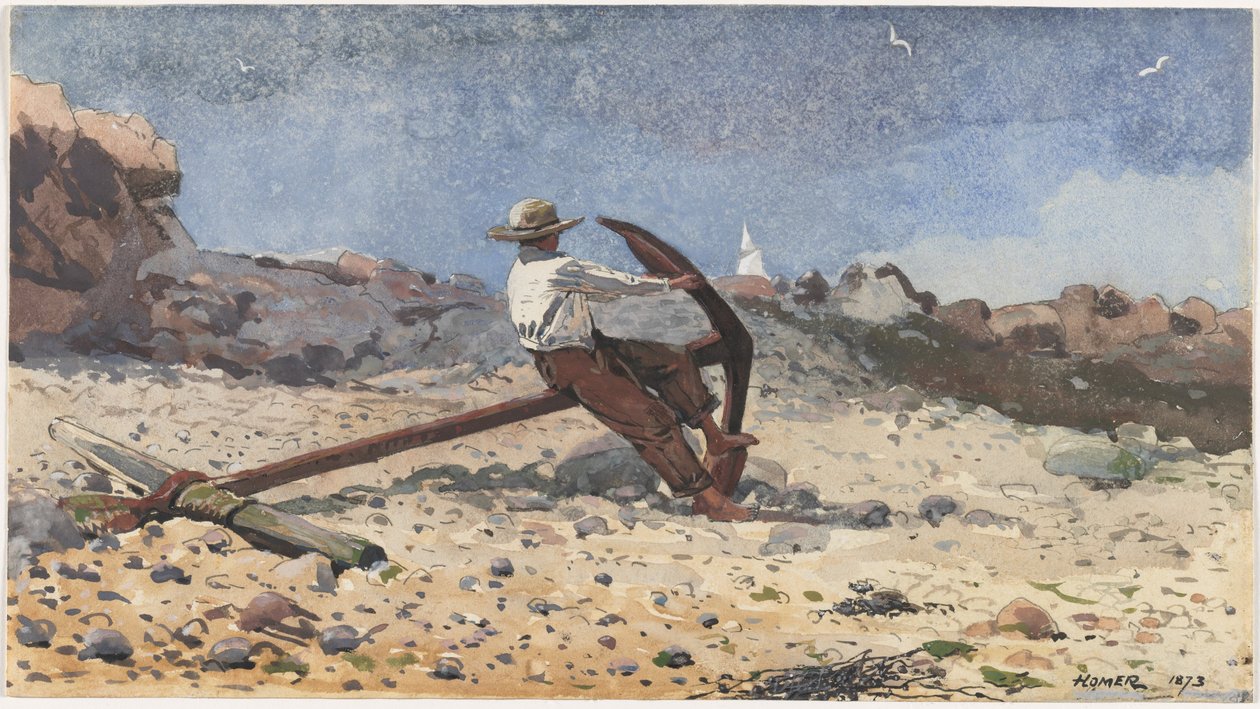 Chłopiec z kotwicą autorstwa Winslow Homer