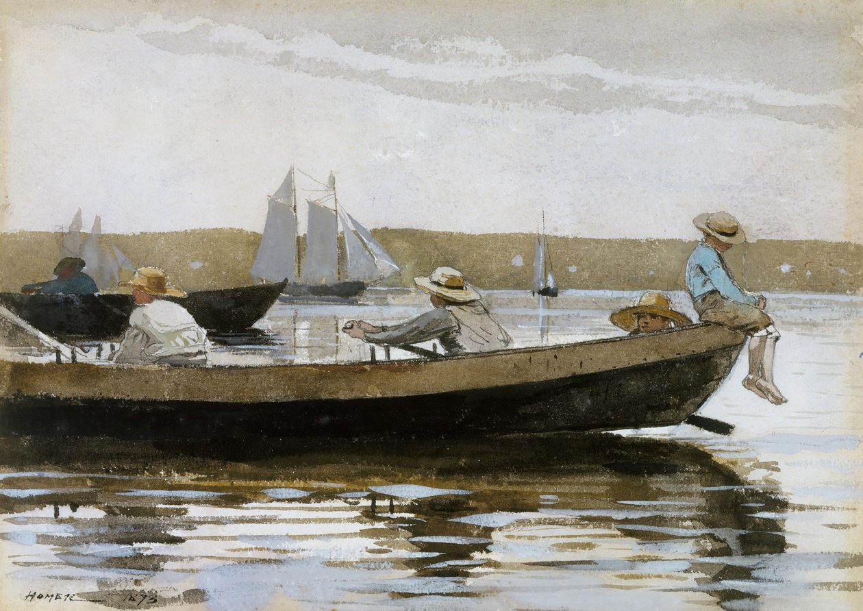 Chłopcy w Dory, 1873. autorstwa Winslow Homer