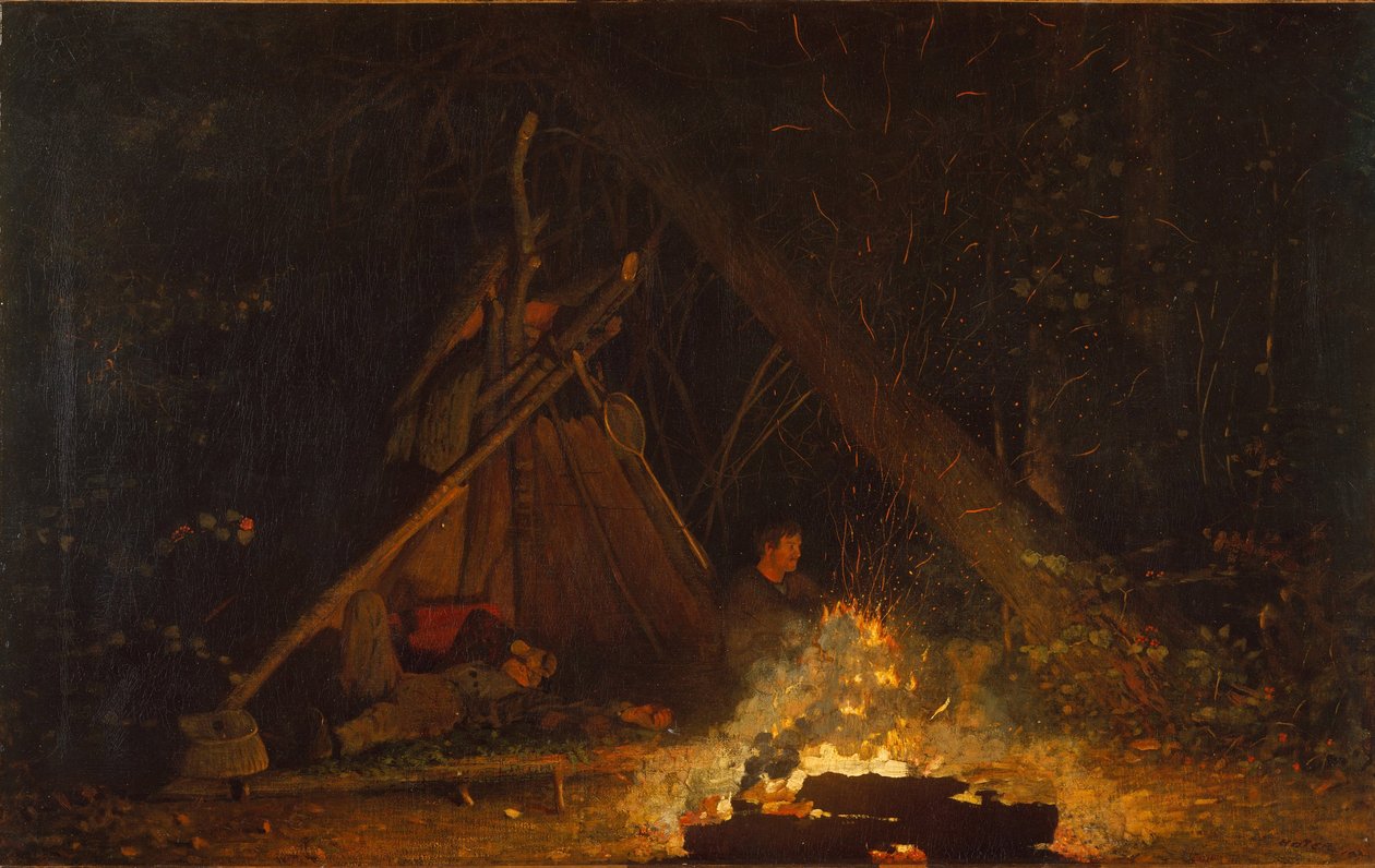 Ognisko, 1880 autorstwa Winslow Homer
