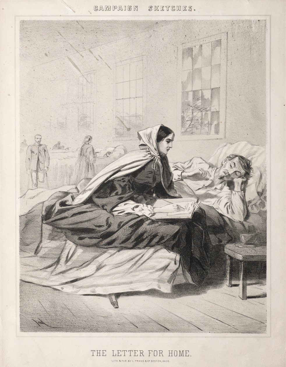Szkice kampanii: List do domu, 1863. autorstwa Winslow Homer