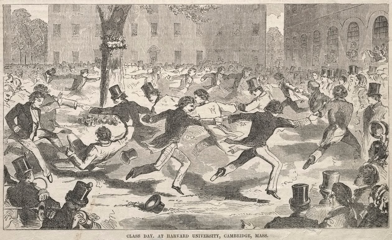 Dzień zajęć na Uniwersytecie Harvarda, Cambridge, Massachusetts autorstwa Winslow Homer