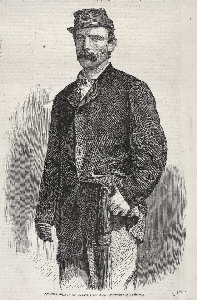 Pułkownik Wilson z Brygady Wilsona, 1861. autorstwa Winslow Homer