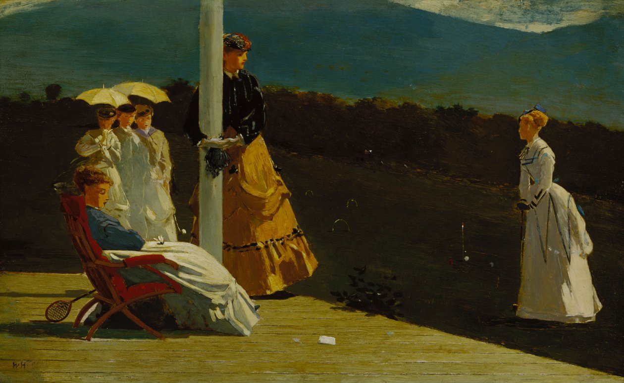 Mecz krokieta autorstwa Winslow Homer