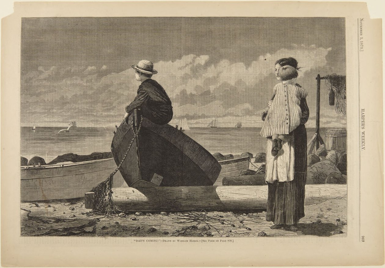 Tata idzie! autorstwa Winslow Homer