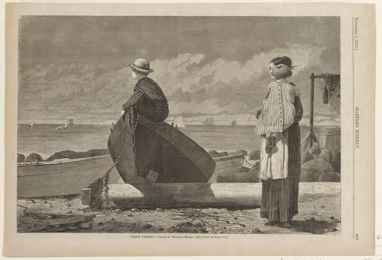 Tata nadchodzi autorstwa Winslow Homer