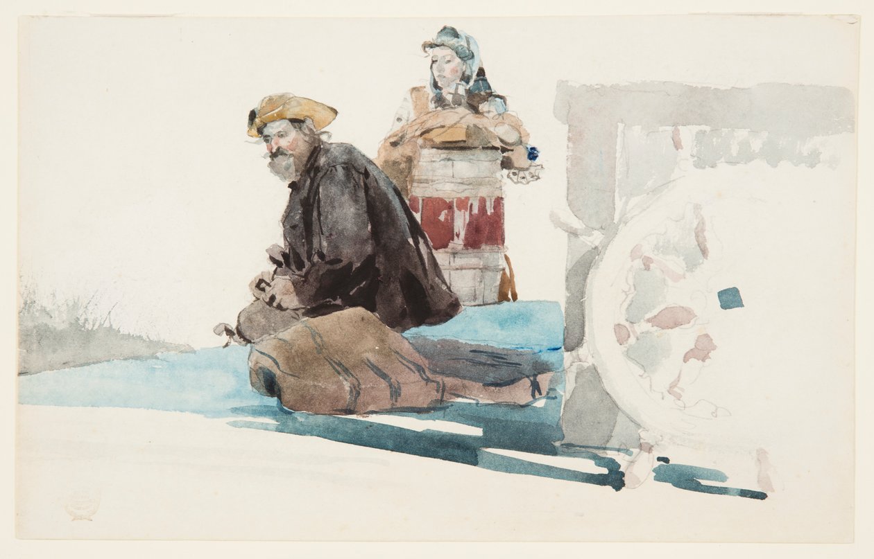 Pasażerowie na pokładzie autorstwa Winslow Homer
