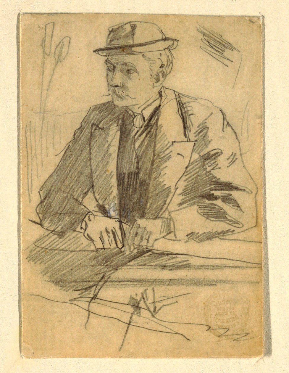 Rysunek
Rysunek, Portret mężczyzny, 1869 autorstwa Winslow Homer