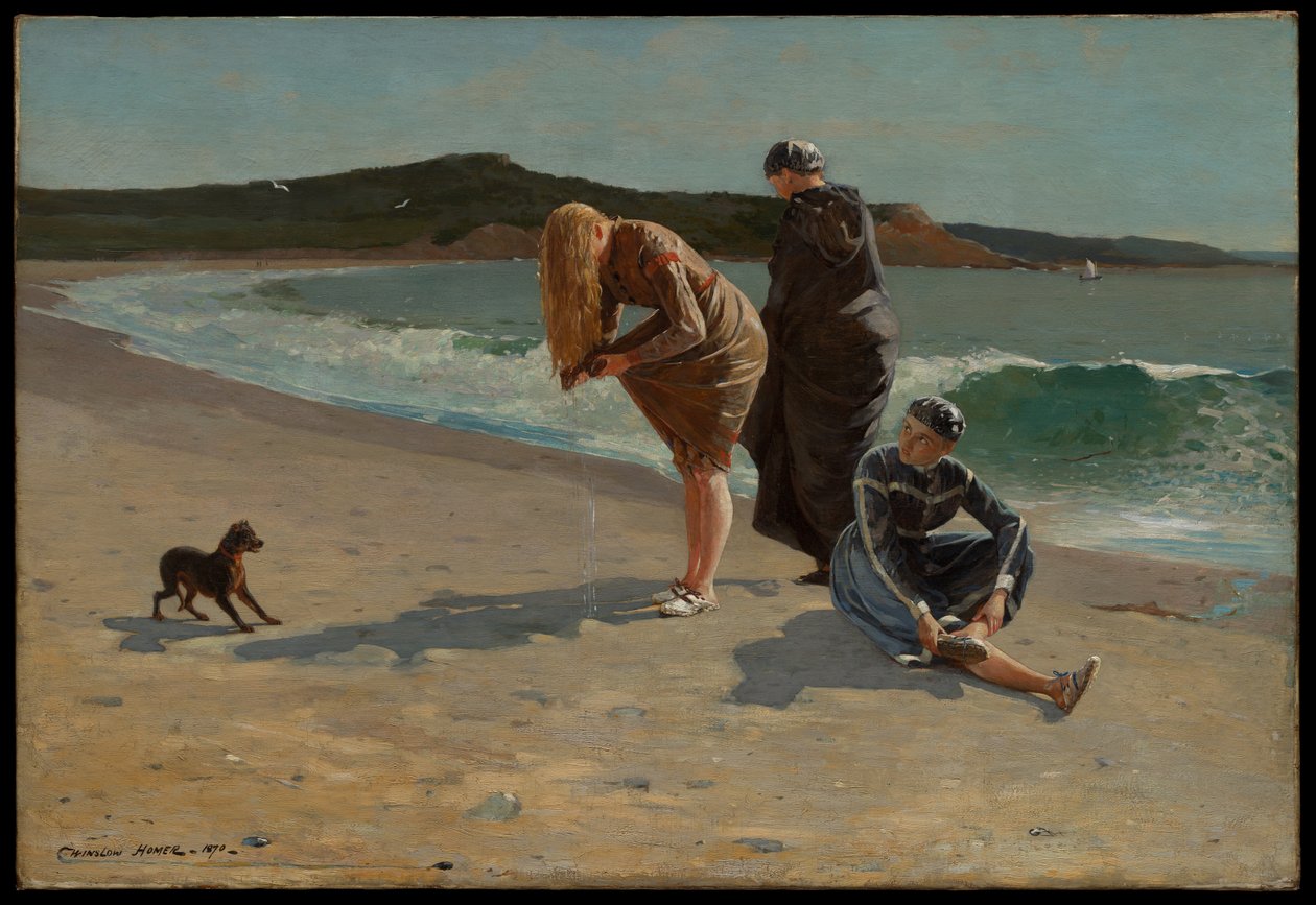 Eagle Head, Manchester, Massachusetts (przy przypływie) autorstwa Winslow Homer