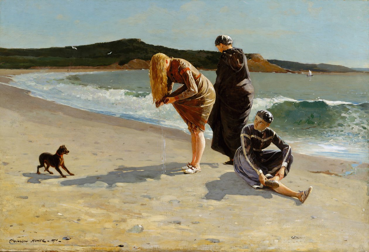 Głowa orła, Manchester, Massachusetts Przypływ, 1870. autorstwa Winslow Homer