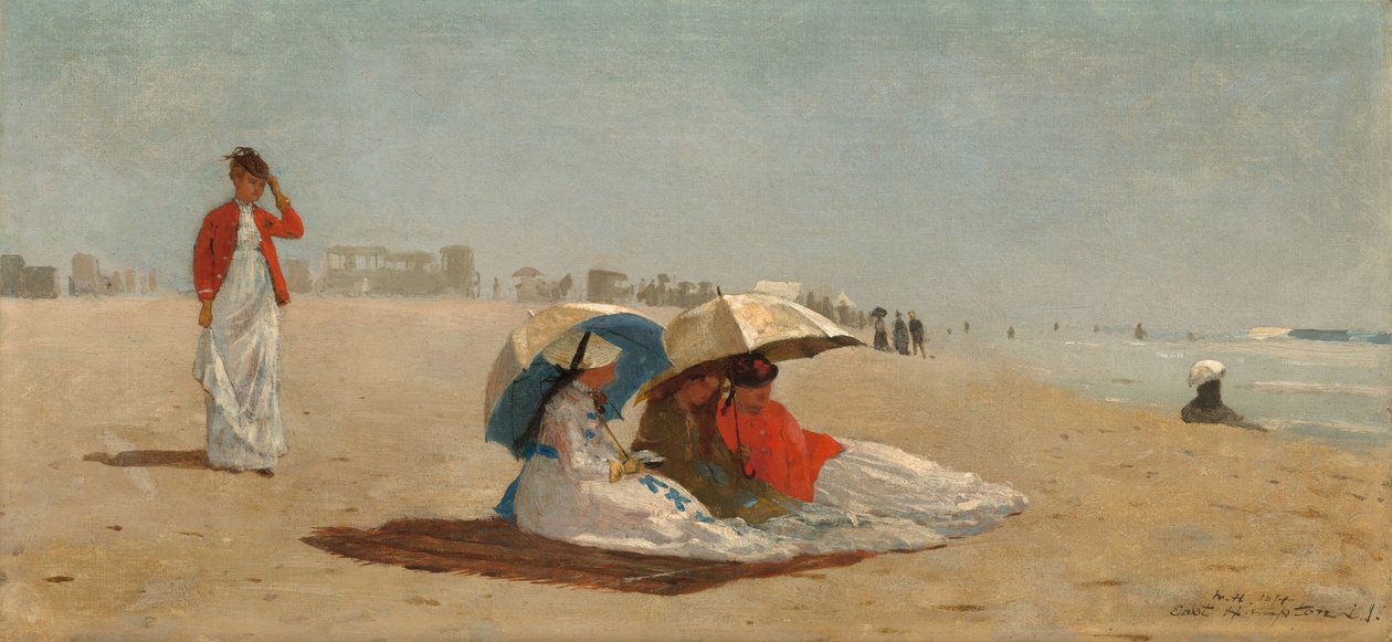 East Hampton Beach, Long Island autorstwa Winslow Homer